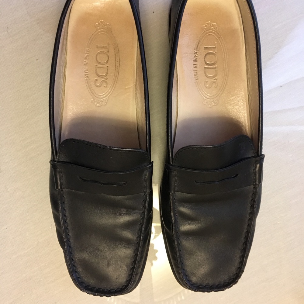 TOD’S classic penny loafers. Hand made in Italy